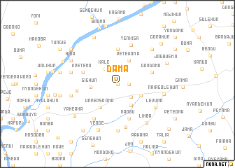 map of Dama