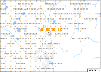 map of Dambagolla