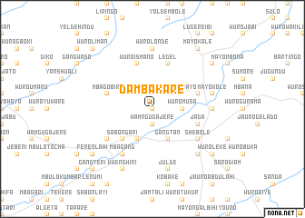 map of Dambakare