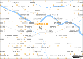 map of Dambeck