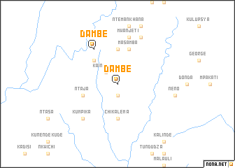 map of Dambe