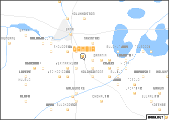 map of Dambia