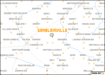 map of Damblainville