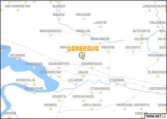 map of Dambrava