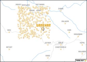 map of Damehar
