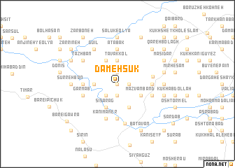 map of Damehsūk