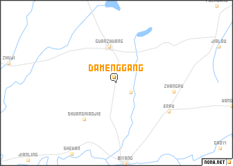 map of Damenggang