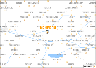 map of Damerow