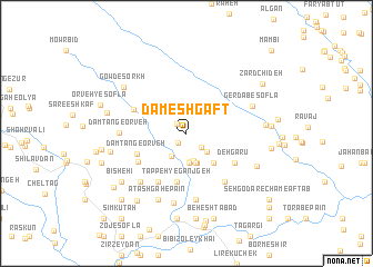 map of Dameshgaft