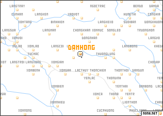 map of Dâm Hông