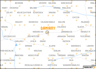 map of Damiany