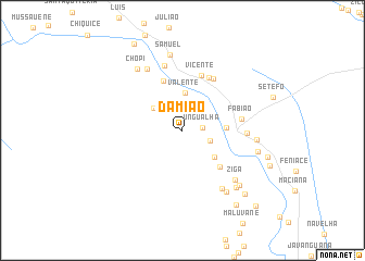 map of Damião