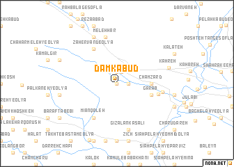 map of Dam Kabūd