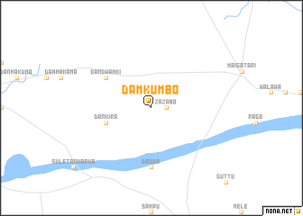 map of Dam Kumbo