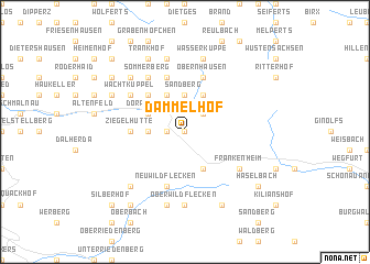 map of Dammelhof