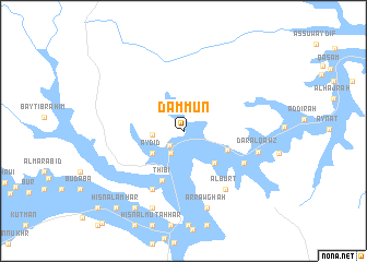 map of Dammūn