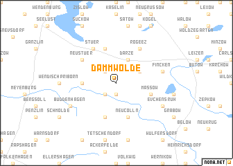map of Dammwolde
