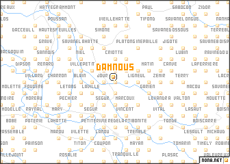 map of Damnous