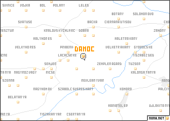 map of Dámóc