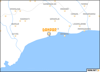 map of Dampar