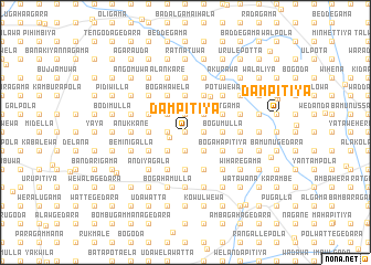 map of Dampitiya