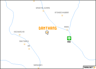 map of Damthang