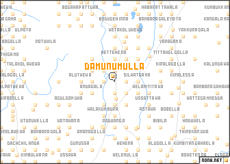 map of Damunumulla