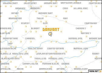 map of Damvant