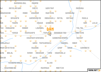 map of Dam