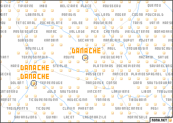 map of Danache