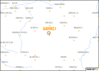 map of Danacı