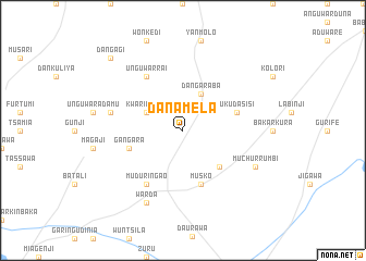 map of Dan Amela