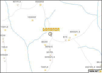 map of Dananon