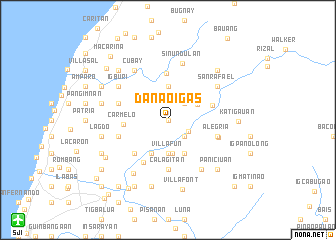 map of Danao Igas