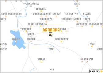 map of Danboka