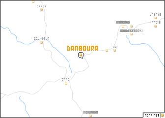 map of Danboura