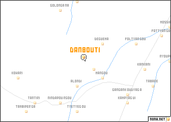 map of Danbouti
