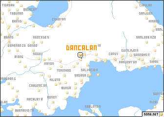 map of Dancalan