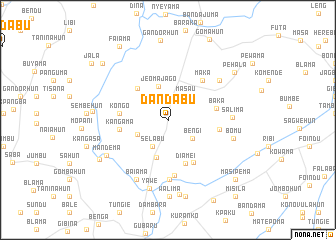 map of Dandabu