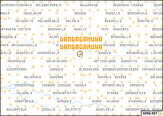 map of Dandagamuwa