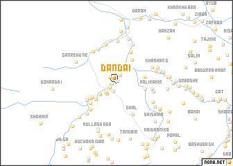 map of Dandai