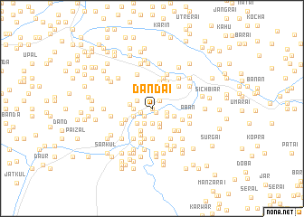 map of Dandai