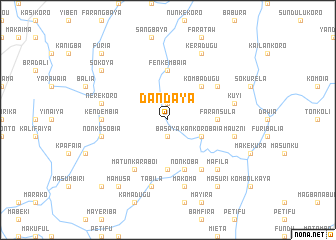 map of Dandaya