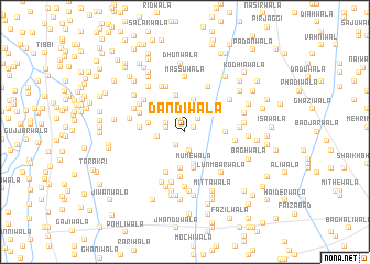 map of Dandīwāla