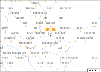 map of Dando