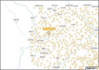 map of Dāndri