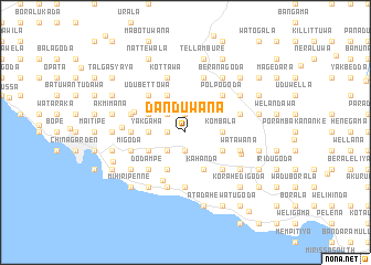 map of Danduwana