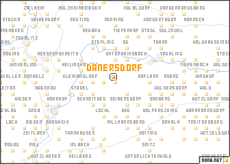 map of Danersdorf