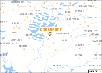 map of Danesfort