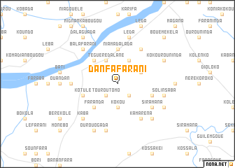 map of Danfafarani